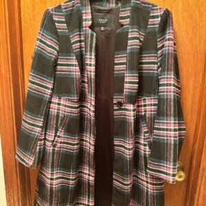 Torrid plaid coat size 00